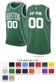 Boston Celtics Custom Letter and Number Kits for Icon Jersey Material Twill