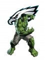 Philadelphia Eagles Hulk Logo Sticker Heat Transfer