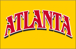 Atlanta Hawks 2004 05-2006 07 Jersey Logo Sticker Heat Transfer