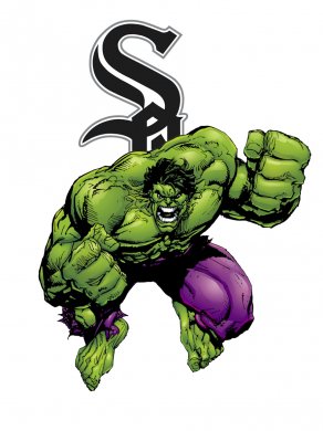 Chicago White Sox Hulk Logo Sticker Heat Transfer