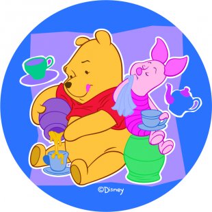 Disney Piglet Logo 21 decal sticker