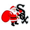 Chicago White Sox Santa Claus Logo Sticker Heat Transfer