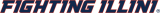 Illinois Fighting Illini 2014-Pres Wordmark Logo 05 decal sticker