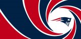 007 New England Patriots logo decal sticker