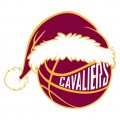 Cleveland Cavaliers Basketball Christmas hat logo decal sticker