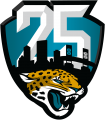 Jacksonville Jaguars 2019 Anniversary Logo Sticker Heat Transfer