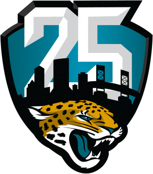 Jacksonville Jaguars 2019 Anniversary Logo decal sticker