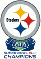Pittsburgh Steelers 2009 Champion Logo Sticker Heat Transfer