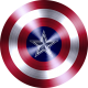 Captain American Shield Logo Decal Shop