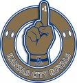 Number One Hand Kansas City Royals logo Sticker Heat Transfer