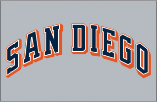 San Diego Padres 1991-2003 Jersey Logo Sticker Heat Transfer