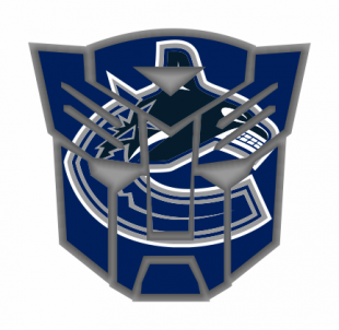 Autobots Vancouver Canucks logo decal sticker