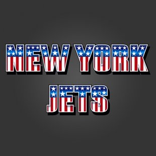 New York Jets American Captain Logo Sticker Heat Transfer