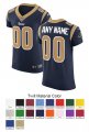 Los Angeles Rams Custom Letter and Number Kits For Navy Jersey Material Twill