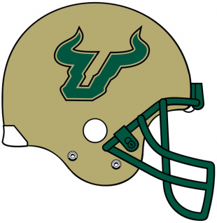 South Florida Bulls 2003-Pres Helmet Logo Sticker Heat Transfer