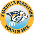 Nashville Predators Customized Logo Sticker Heat Transfer