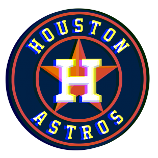Phantom Houston Astros logo decal sticker