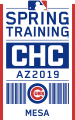 Chicago Cubs 2019 Event Logo decal sticker