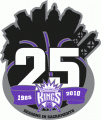 Sacramento Kings 2009-2010 Anniversary Logo Sticker Heat Transfer