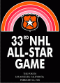 NHL All-Star Game 1980-1981 Logo decal sticker