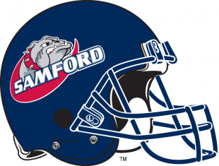 Samford Bulldogs 2000-2015 Helmet Logo 2 decal sticker