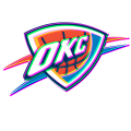 Phantom Oklahoma City Thunder logo decal sticker