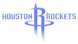 Houston Rockets Colorful Embossed Logo Sticker Heat Transfer