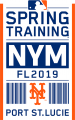 New York Mets 2019 Event Logo Sticker Heat Transfer