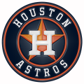 Houston Astros Plastic Effect Logo Sticker Heat Transfer