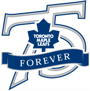 Toronto Maple Leafs 2001 02 Anniversary Logo Sticker Heat Transfer