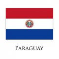 Paraguay flag logo Sticker Heat Transfer