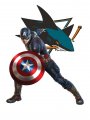 San Jose Sharks Captain America Logo Sticker Heat Transfer
