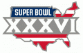 Super Bowl XXXVI Alternate Logo decal sticker