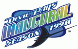 Tampa Bay Rays 1998 Anniversary Logo Sticker Heat Transfer