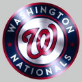 Washington Nationals Stainless steel logo Sticker Heat Transfer