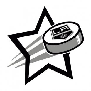 Los Angeles Kings Hockey Goal Star logo Sticker Heat Transfer