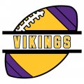 Football Minnesota Vikings Logo Sticker Heat Transfer