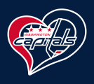 Washington Capitals Heart Logo Sticker Heat Transfer