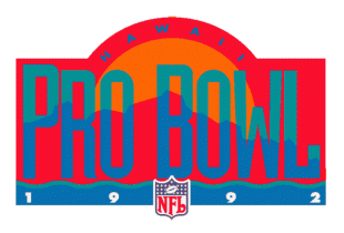 Pro Bowl 1992 Logo Sticker Heat Transfer