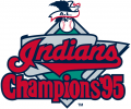 Cleveland Indians 1995-1996 Champion Logo Sticker Heat Transfer