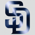 San Diego Padres Stainless steel logo decal sticker