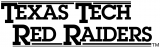 Texas Tech Red Raiders 2000-Pres Wordmark Logo 01 decal sticker