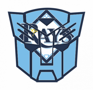 Autobots Tampa Bay Rays logo Sticker Heat Transfer