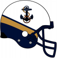 Navy Midshipmen 2012-Pres Helmet Sticker Heat Transfer