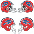 Buffalo Bills Helmet Logo Sticker Heat Transfer