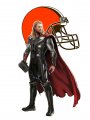 Cleveland Browns Thor Logo decal sticker