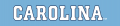 North Carolina Tar Heels 2015-Pres Wordmark Logo 03 decal sticker