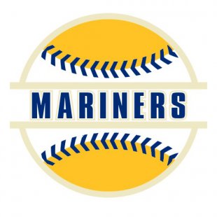 Baseball Seattle Mariners Logo Sticker Heat Transfer