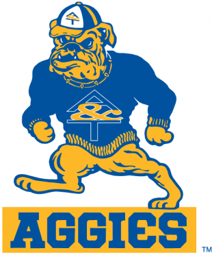 North Carolina A&T Aggies 1988-2005 Primary Logo Sticker Heat Transfer