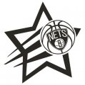 Brooklyn Nets Basketball Goal Star logo decal sticker